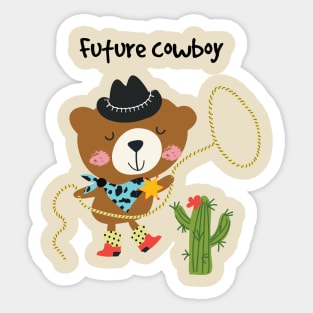 Little cowboy Sticker